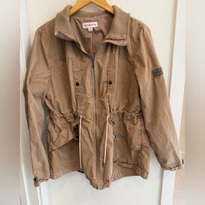Merona Drawstring Waist Field/Utility Jacket - Tan, XXL